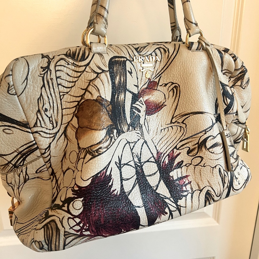 **RARE** Prada x James Jean Fairy Handbag